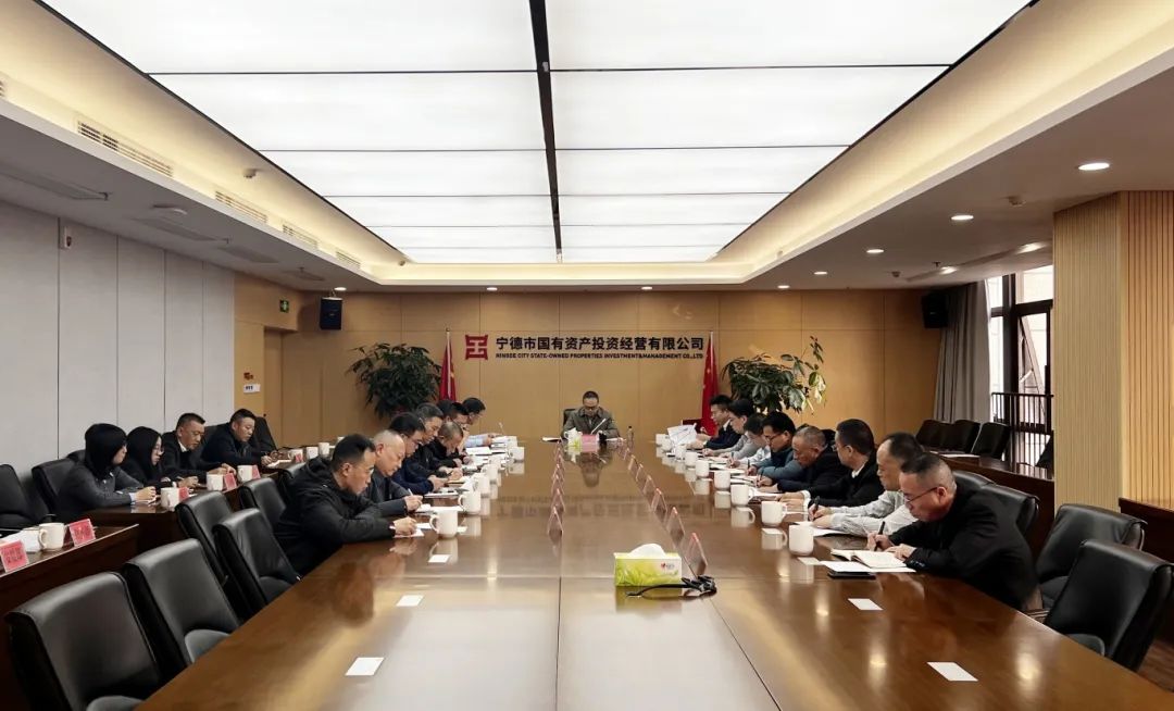 寧德市國投公司召開2024年下半年全面從嚴(yán)治黨、黨風(fēng)廉政建設(shè)和反腐敗工作專題分析會